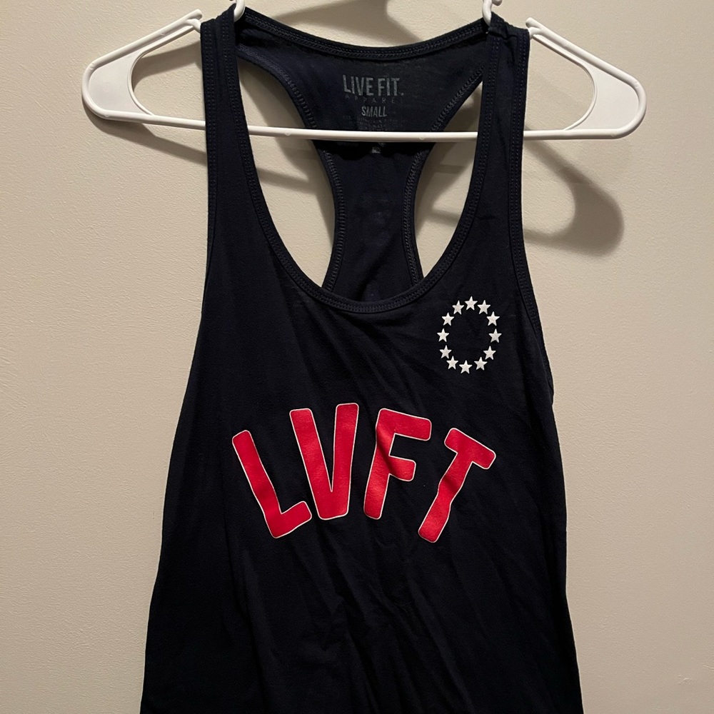 LVFT Navy Tank Top